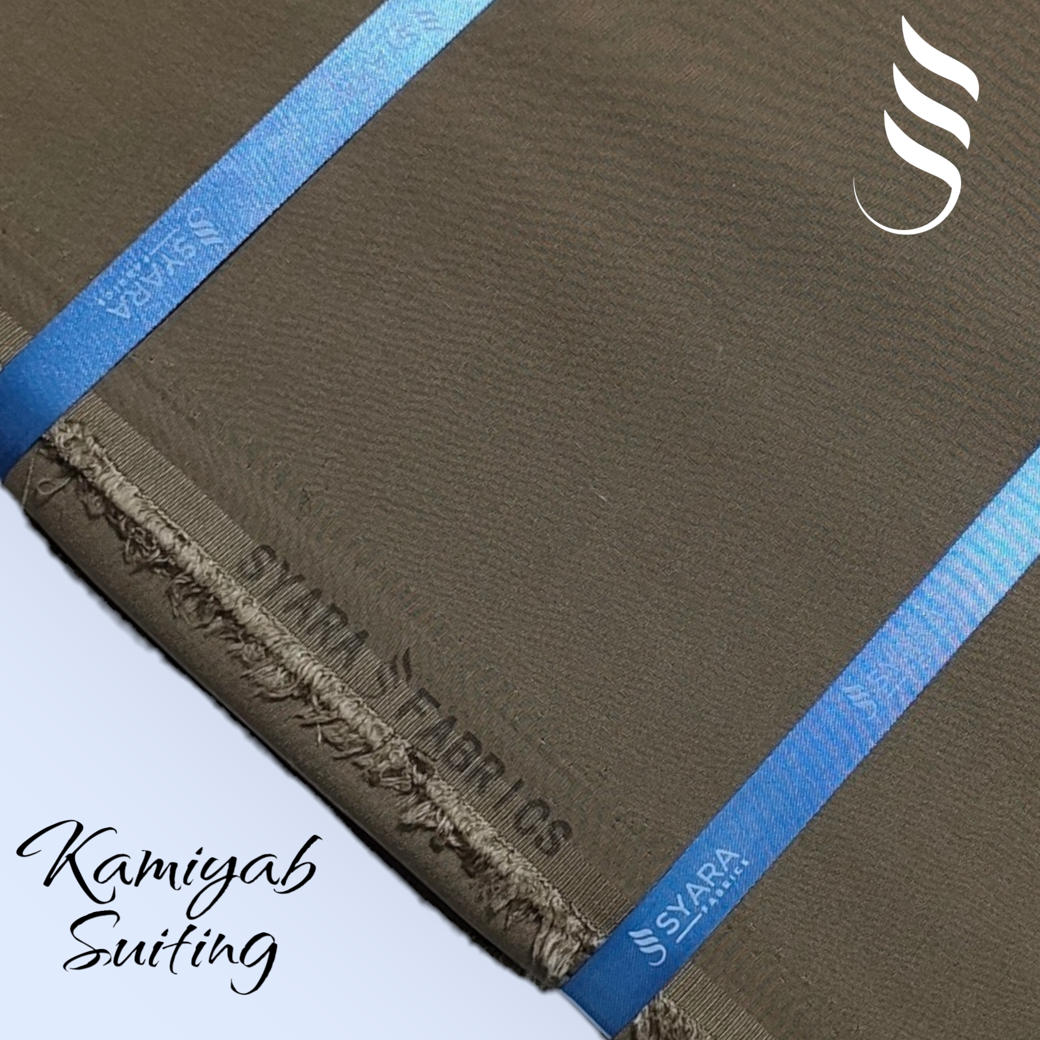 Kamiyab Suiting Olive Green