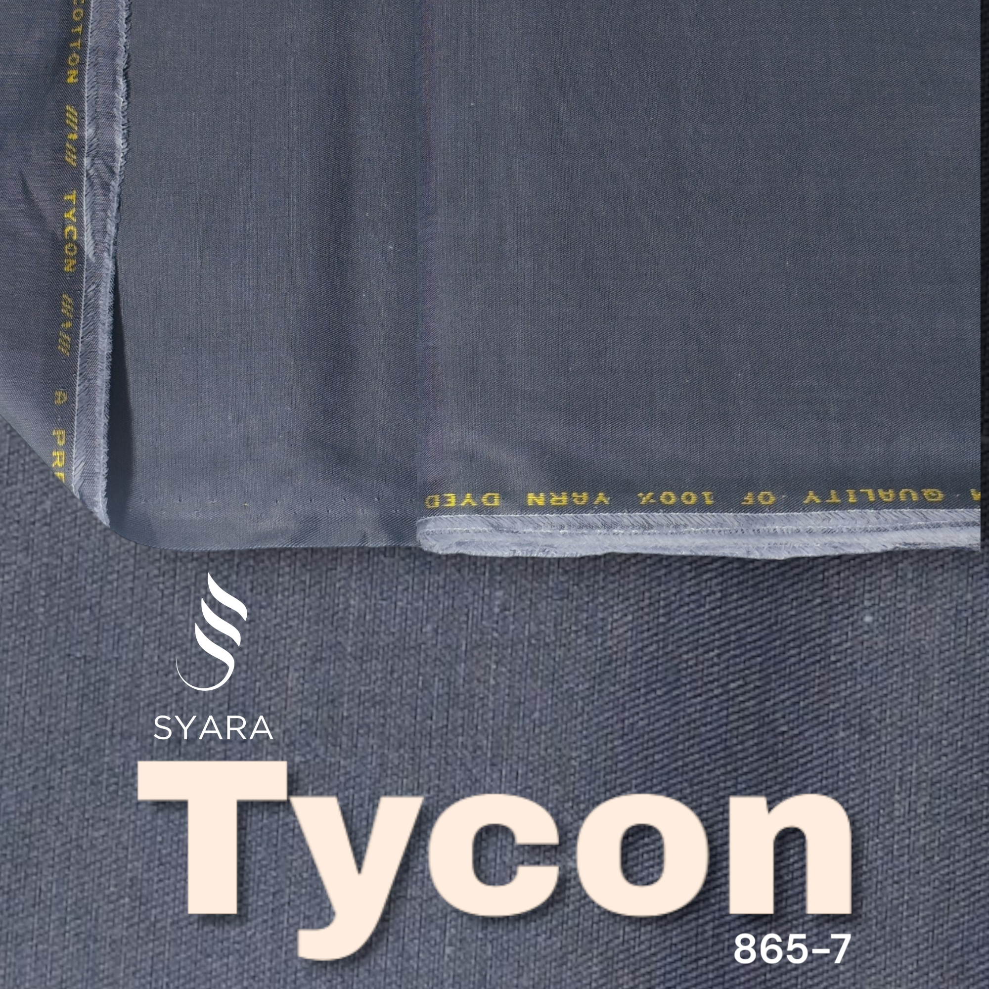 Tycon Cotton Grey Dark